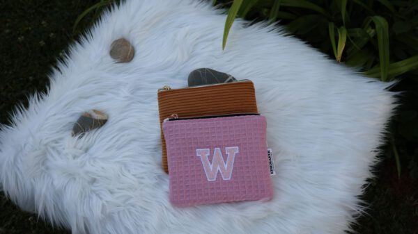 Personalize Wafflé Chic Pouch