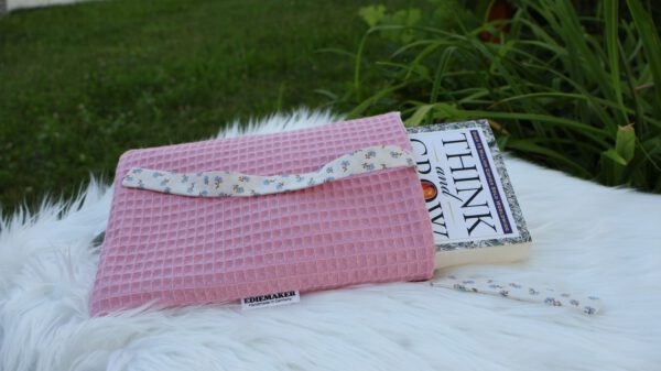 Waffle Cotton Book Sleeve - Image 2
