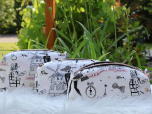 Paris - Inspired Cotton Pouch