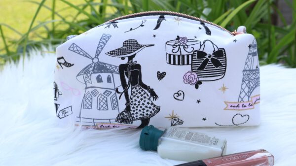 Paris - Inspired Cotton Pouch - Image 4