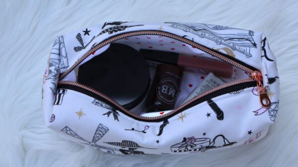 Paris - Inspired Cotton Pouch - Image 5