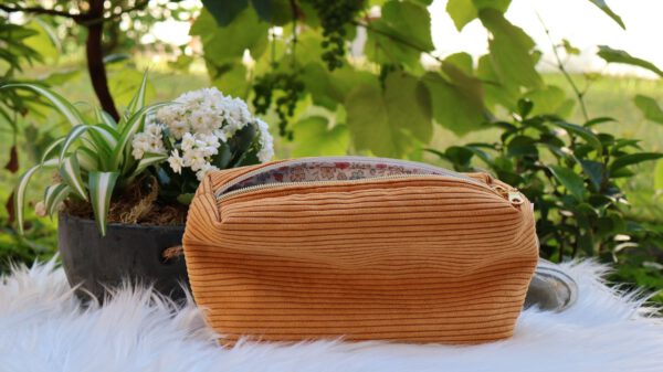 Fluffy Corduroy Pouch - Image 2