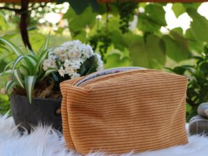 Fluffy Corduroy Pouch